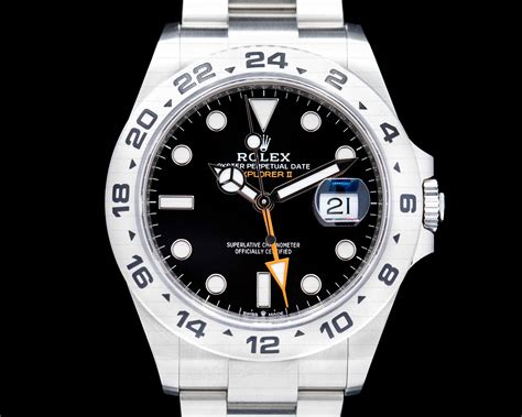 rolex explorer 2 black dial review|Rolex explorer 2 value chart.